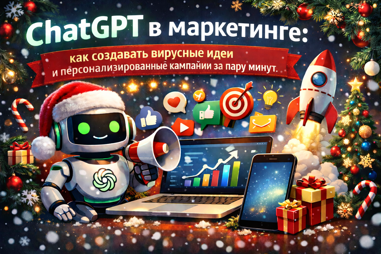 ChatGPT в маркетинге: как создавать вирусные идеи и персонализированные кампании за пару минут