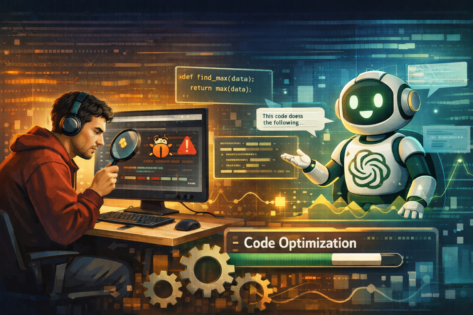 Дебаггинг с ИИ: как использовать ChatGPT для поиска ошибок, объяснения чужого кода и оптимизации алгоритмов