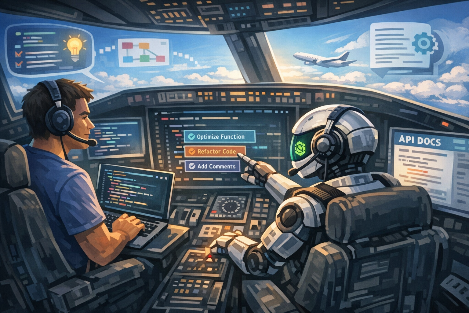 ChatGPT как ваш второй пилот: как ИИ помогает писать, рефакторить и документировать код быстрее